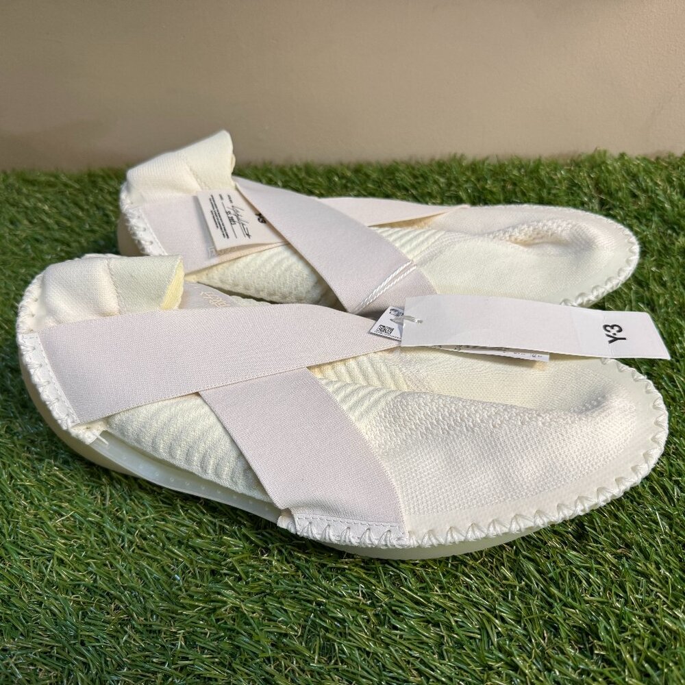 Adidas Y-3 ITOGO Yohji Yamamoto Slip On Shoes Cream White Men's 8.5 ID1807 $600